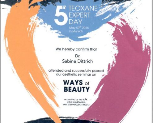 Certificate Expert Day Ways of Beauty